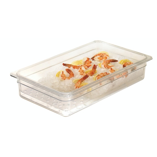 Cambro Cambro - Camwear Colander, 12-3/4 x 20-7/8 x 3 Deep, Fits 1/1 Size Food Pans, Poly, PK6 13CLRCW135 - main